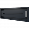 Kratka kominkowa WIND grafitowa 17x49